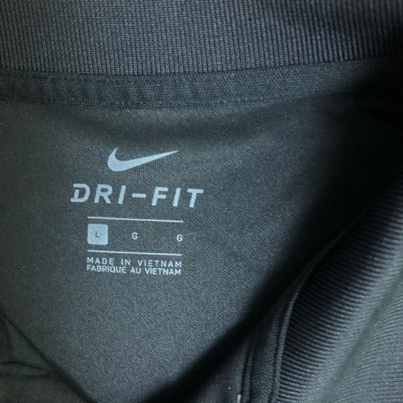Nike Dri-Fit men's black golf shirt, large, NWT - Picture 4 of 9